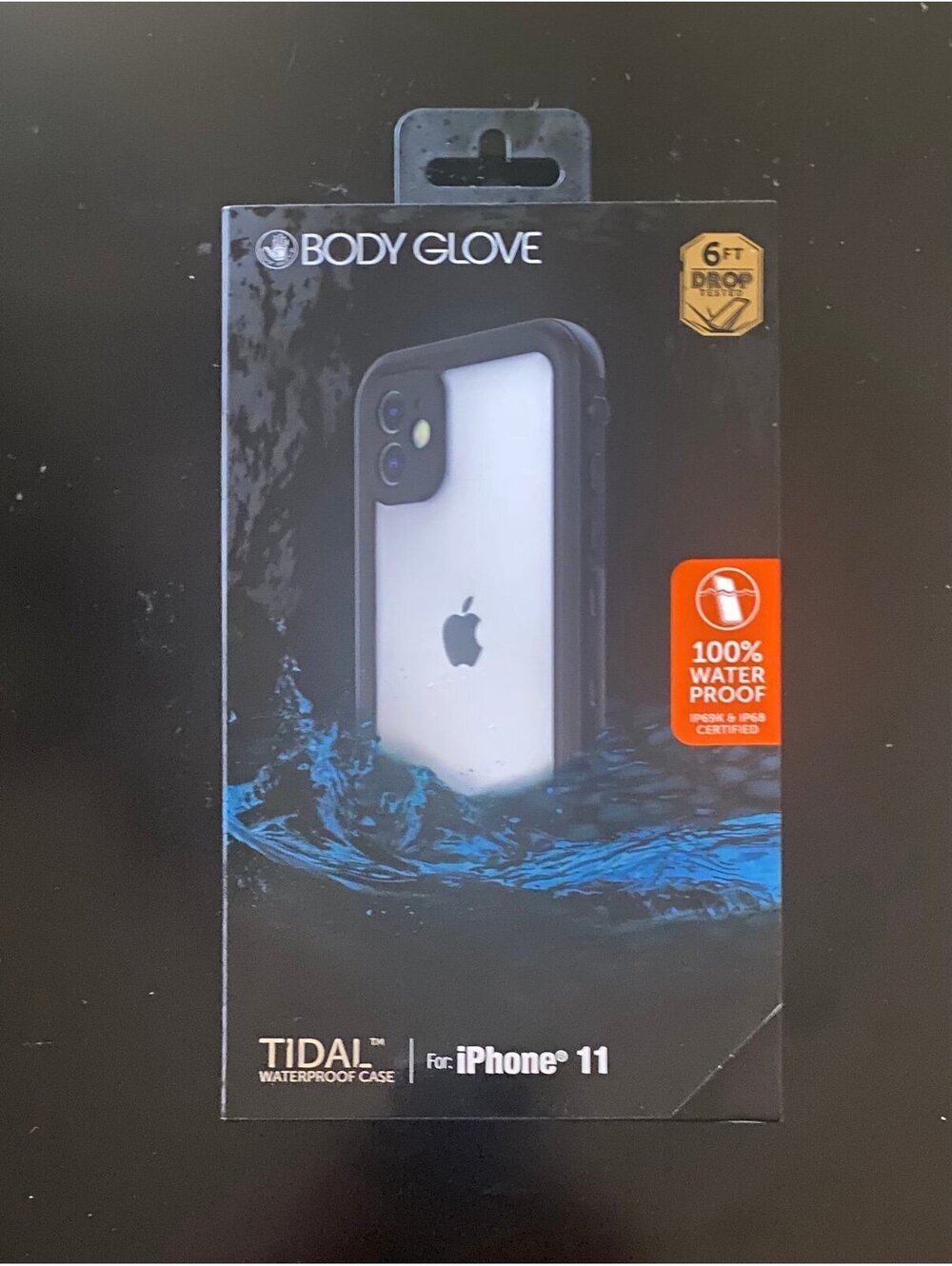 Body Glove Tidal Waterproof Case for iPhone 11 Black/Clear